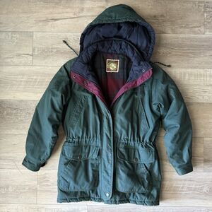 Vintage Learsi Barn Jacket Women’s Size Small Hooded Outdoor Coat Quilted